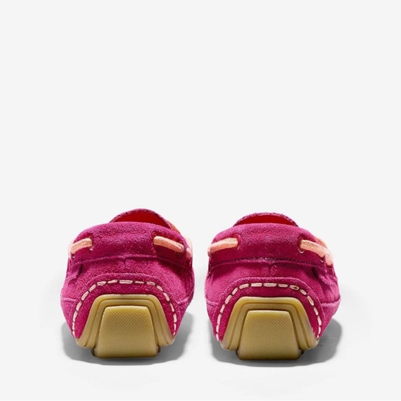 COLE HAAN GRANT DRIVER ELECTRA PINK MOCCASINS 4.5 - Picture 2 of 8